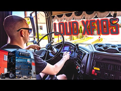 LOUD TURBO SOUND: DAF XF 105.510 DKP // *City & Uphill Drive*