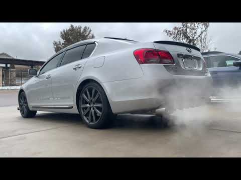 Lexus GS350 Start Up and Revs - Rev9 Axle Back and Resonator Delete