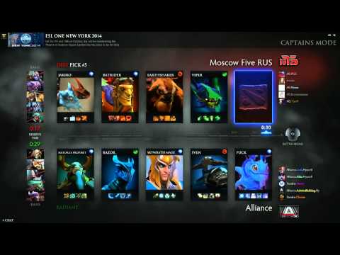 The Alliance vs Moscow 5 Game 1 - ESL One New York EU Qualifiers - @TobiWanDOTA