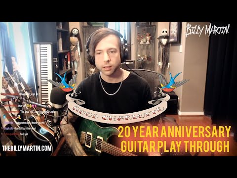 Good Charlotte Billy Martin 20th Anniversary Guitar play through Livestream