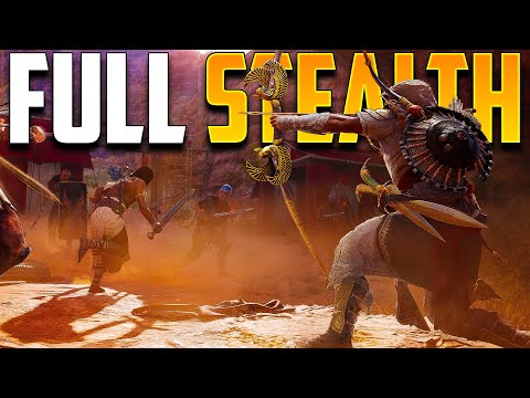 How Far can I get in Assassin's Creed Origins without being SPOTTED?