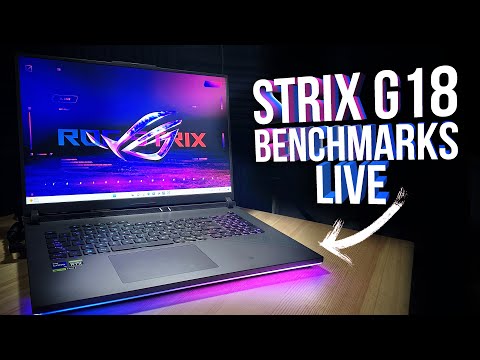 video - Asus Strix G18, i9-13980HX, RTX 4070, 16 GB DDR5-4800, 1 TB SSD, QHD+ 240 hz 500 nits