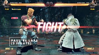 Paul vs strong Lars - Tekken 8 replays