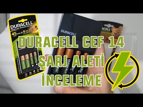 Duracell 5000394114500 baterijų įkroviklis AC video