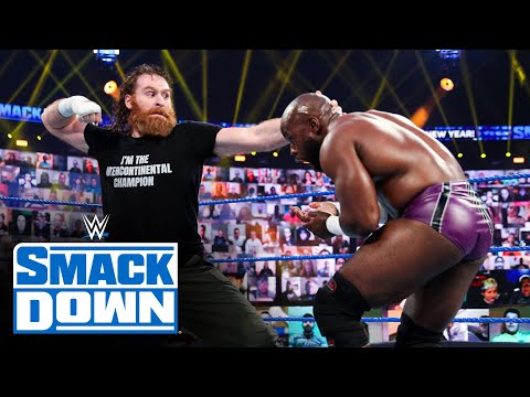 Big E & Apollo Crews vs. Sami Zayn & King Corbin: SmackDown, Jan. 1, 2021