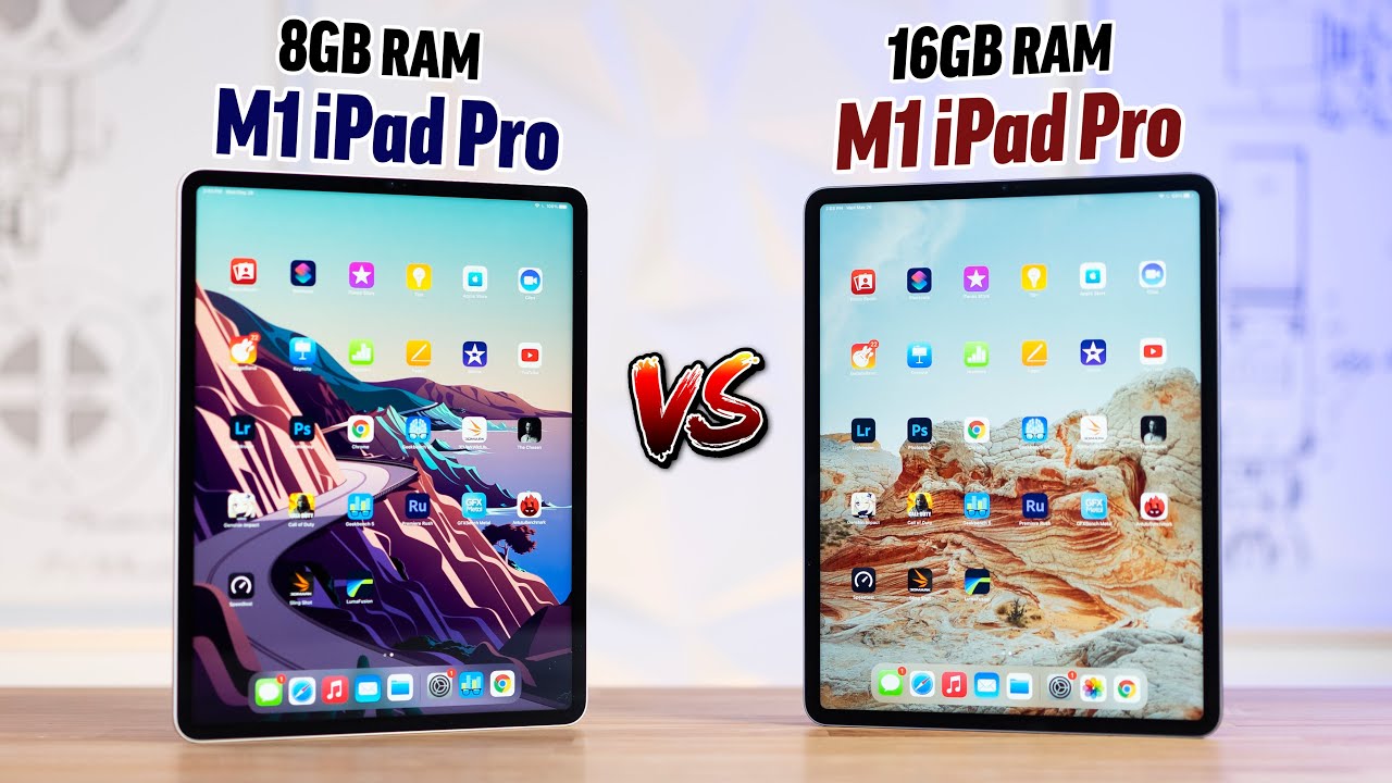 8GB vs 16GB M1 iPad Pro - Multitasking RAM STRESS Test!