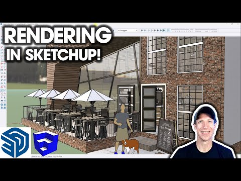 Getting Started with SketchUp 2025 Part 7 - Creating a Rendering!