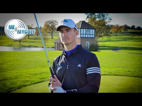 Part of a video titled GOLF SWING GRIP PRESSURE DRILL - YouTube