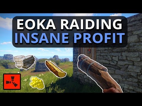 Eoka RAIDING For MAD Resource PROFIT!! Rust Solo Survival Gameplay