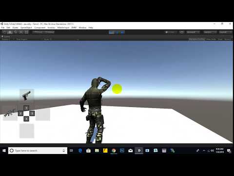 Setting Up Custom Weapons for third person Shooter Unity #24