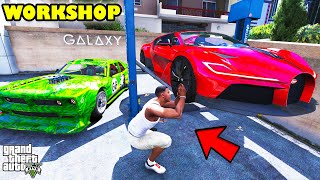 Franklin Upgrade Ultra Fast Supercars In His New Workshop GTA 5 | SHINCHAN and CHOP