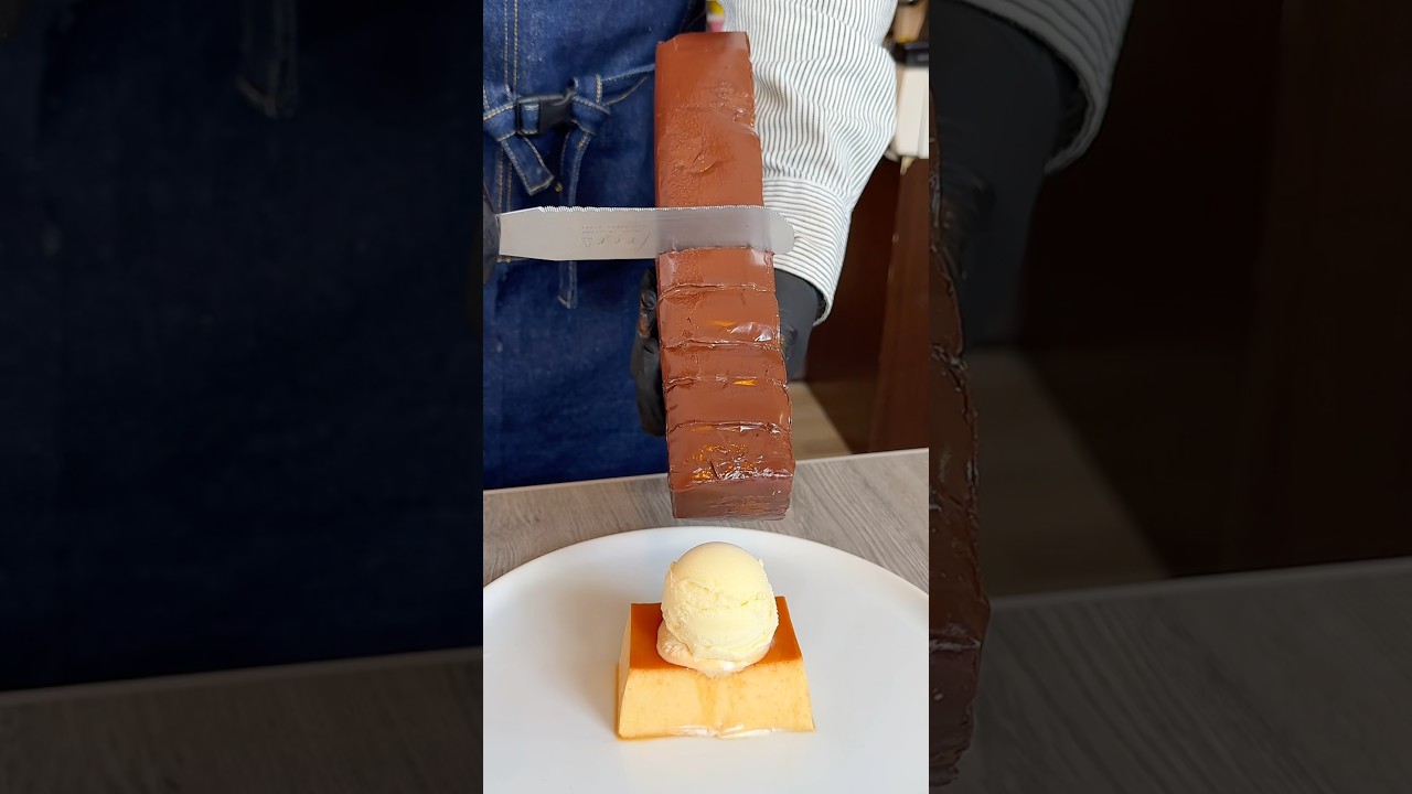 【Raclette Chocolate Pudding🍫】#japanesefood  #もぐてれグルメ