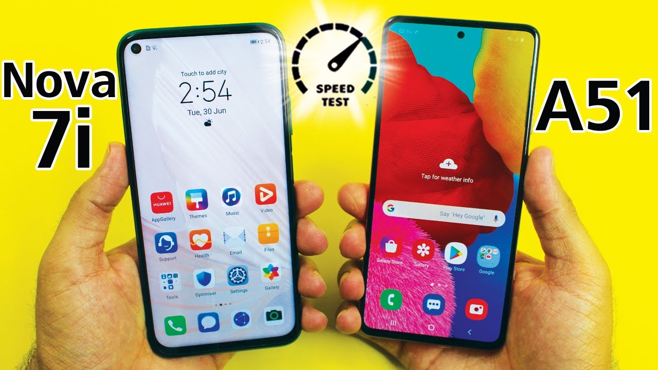 Huawei Nova 7i vs Samsung Galaxy A51 - Speed Test!