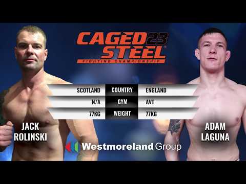 Jack Rolinski v Adam Laguna - Caged Steel 23
