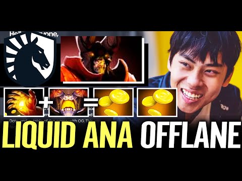 🔥 LIQUID ANA DOOM NEW POS OFFLANE — Midas 1st + DEVOUR Cancer Gold Fast Farm Dota 2 Pro