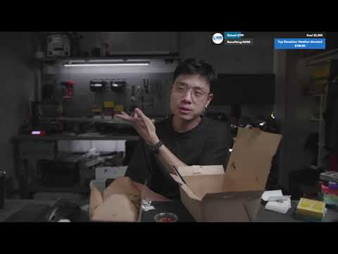 Albert Chang eating and talking about his Music