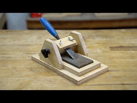 SHARPEN Your Chisels With This Easy DIY JIG Making Technique
