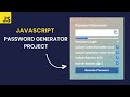 JavaScript Password Generator Project For Beginners Step By Step Tutorial