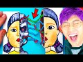 CRAZIEST SQUID GAME ART VIDEOS EVER! (LANKYBOX REACTION!)