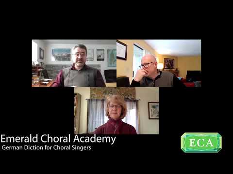 German Diction for Choral Singers