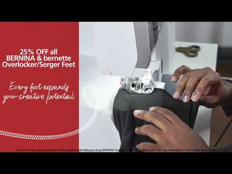 BERNINA April Serger Month Promotions