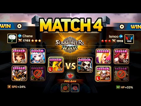 ISMOO vs CHENE. SWC2022 Europe Preliminary (BO5) - Summoners War