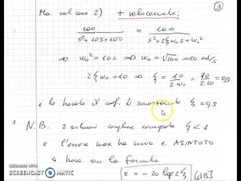 lezione elettronica del 05 10 sui filtri del secondo ordine