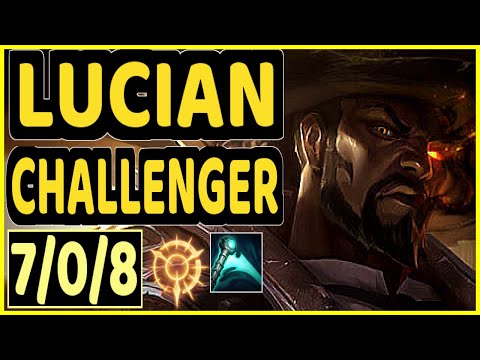 DEFT (LUCIAN) - 7/0/8 KDA BOTTOM ADC CHALLENGER GAMEPLAY - KR
