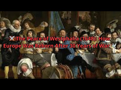 ⚔️ The Peace of Westphalia (1648): How Europe Was Reborn After 30 Years of War 🕊️