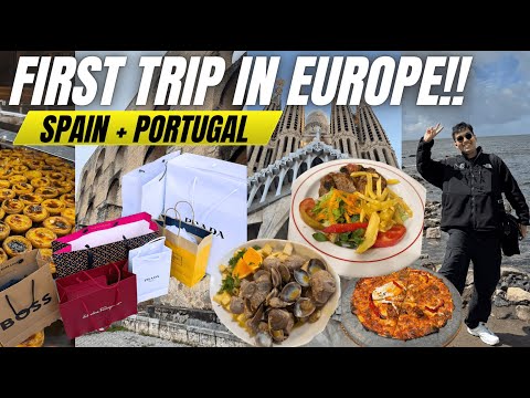 FIRST TIME IN EUROPE!! From Barcelona to Lisbon!! La Roca Village outlet SHOPPING HAUL with PRICES!