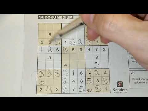 Again, Daily Sudoku practice continues. (#423) Medium Sudoku puzzle. 02-01-2020