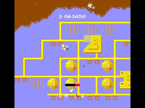 Arcade Game: Vs. Raid On Bungeling Bay (1985 Brøderbund/Nintendo)