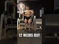 Officially 12 WEEKS OUT of the first show of the season! #bodybuilding #gym #flex #workout #short