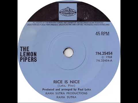 UK New Entry 1968 (96) The Lemon Pipers - Rice Is Nice