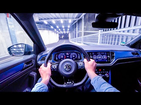 2020 Volkswagen T-Roc R 300HP NIGHT POV DRIVE Onboard (60FPS)