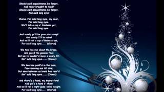 Auld Lang Syne Christmas Carol (with lyrics)