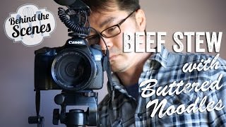 Beef Stew with Buttered Noodles - Behind the Scenes (12/12/14) | Chef Julie Yoon