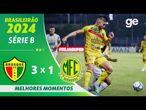 BRUSQUE 3 X 1 MIRASSOL | MELHORES MOMENTOS | 1ª RODADA BRASILEIRÃO SÉRIE B | sportv