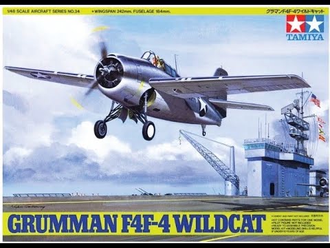 Tamiya 1-48 Grumman F4F-4 Wildcat #61034