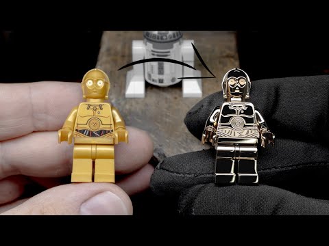 I TURN LEGO C-3PO into 18K C-3PGOLD