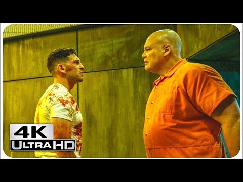 DAREDEVIL 2x09 "Punisher vs. Kingpin Fight" Clip [4K/ULTRA HD] Jon Bernthal, Vincent D'Onofrio