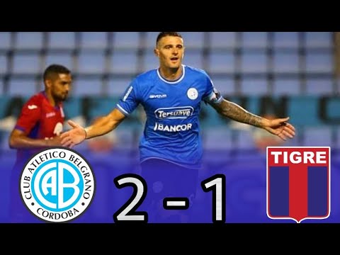 Primera Nacional : BELGRANO 2 - 1 TIGRE | (Los Goles)