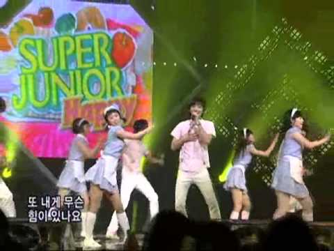 Superjuiorhappy - Cook-King @SBS Inkigayo 인기가요 20080713