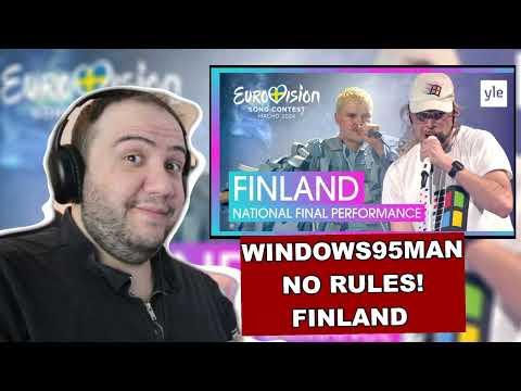 Windows95man - No Rules! | Finland 🇫🇮 | National Final Performance | Eurovision 2024 - PAUL REACTS
