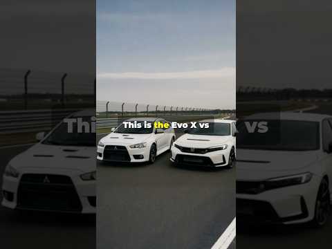 Evo x vs Honda civic type r the ultimate jdm showdown #evo #civic #jdm #cars