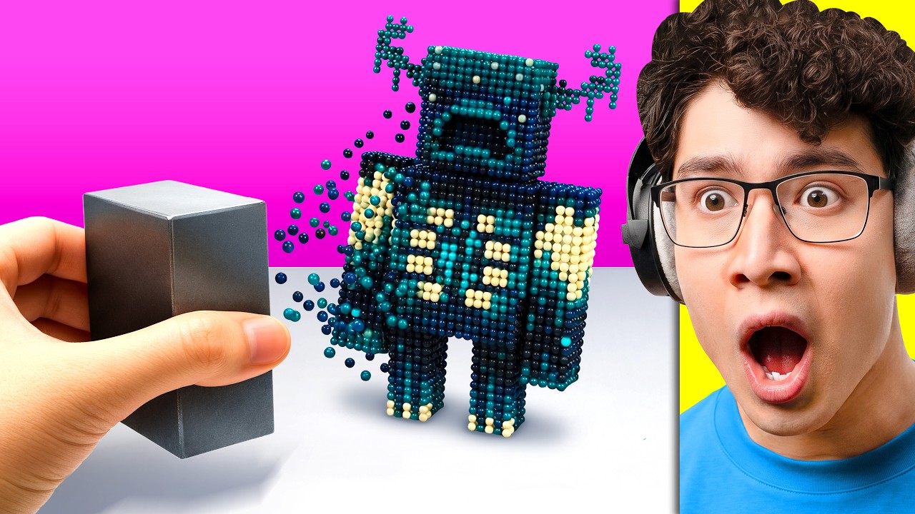 World's Most Satisfying Minecraft Magnets (Animation)