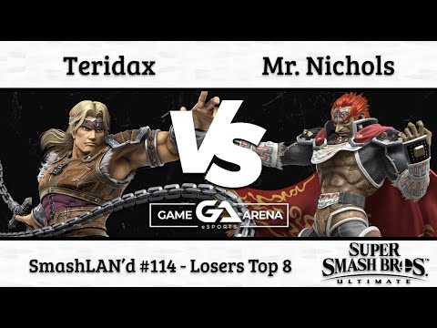 SmashLAN'd 114: Teridax (Simon) vs. Mr. Nichols (Ganondorf) - Losers Top 8