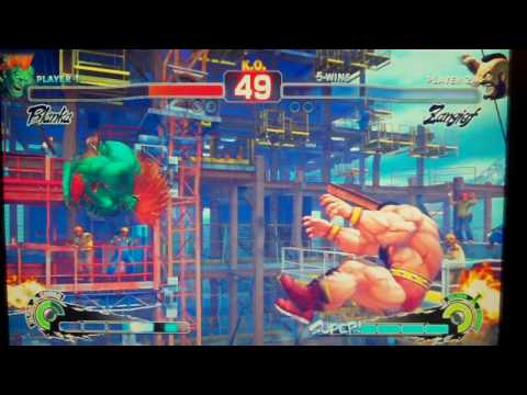 SSF4 Launch Day Casuals @ HMV Bristol 30/04/10 - Brillojoe (Blanka) v True Might (Zangief)