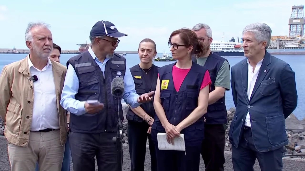 LIVE from Tenerife: Media briefing on disembarkation of MV Hondius. #hantavirus
