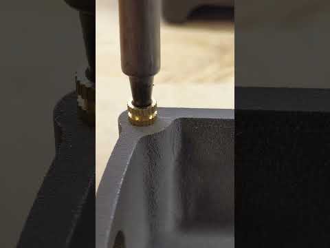 Heat set insert in 3D printed nylon